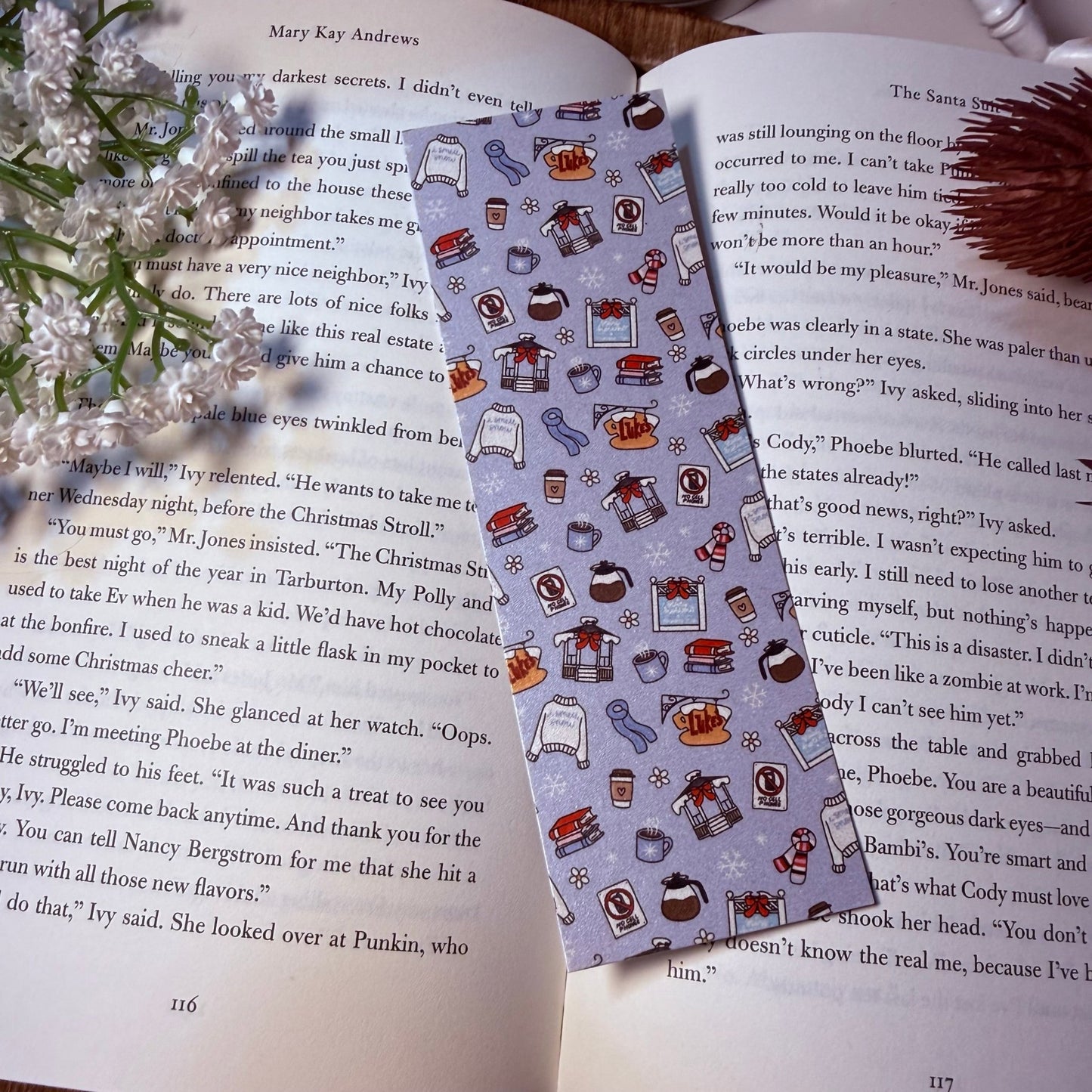 Gilmore Girls I Smell Snow Bookmark - Pearl Matte Finish - Dual Sided - Awfullynerdy.co