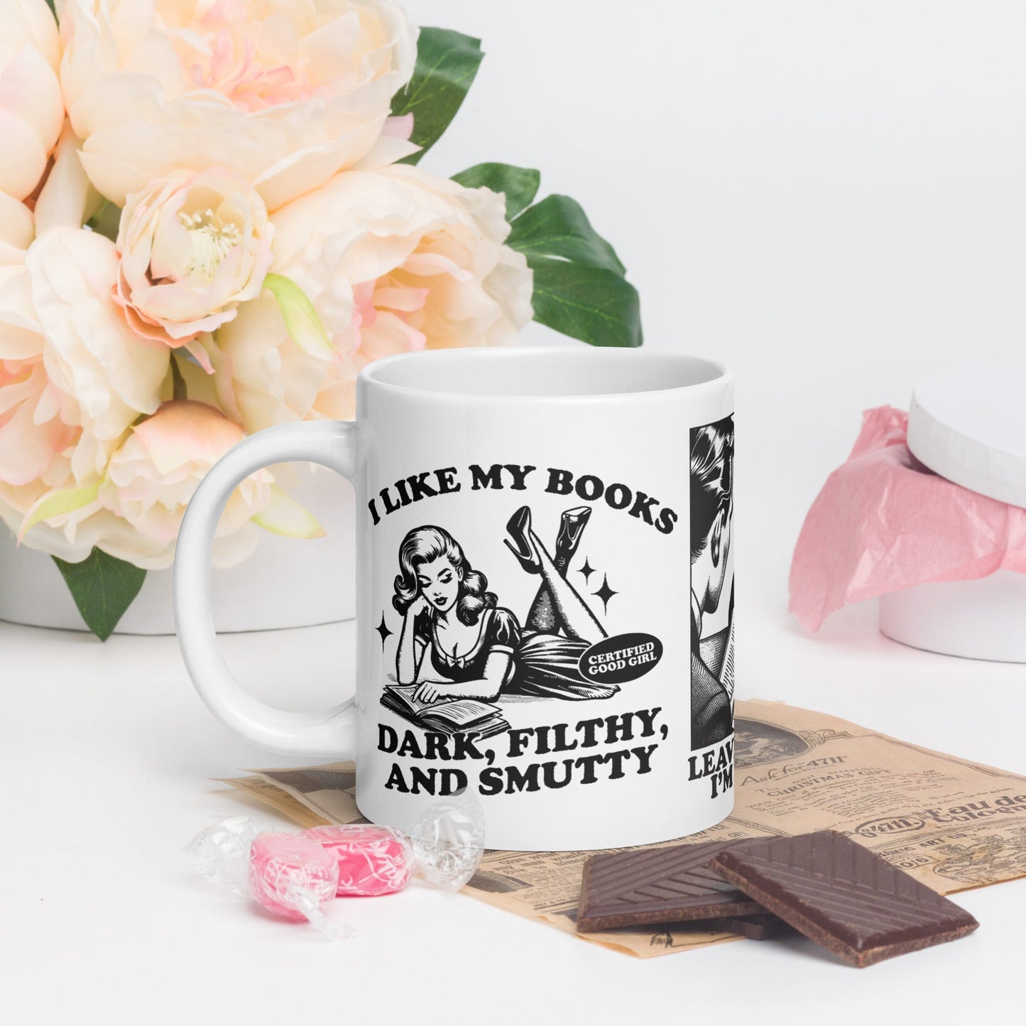 Girls Who Read Smut White Glossy Mug - Awfullynerdy.co
