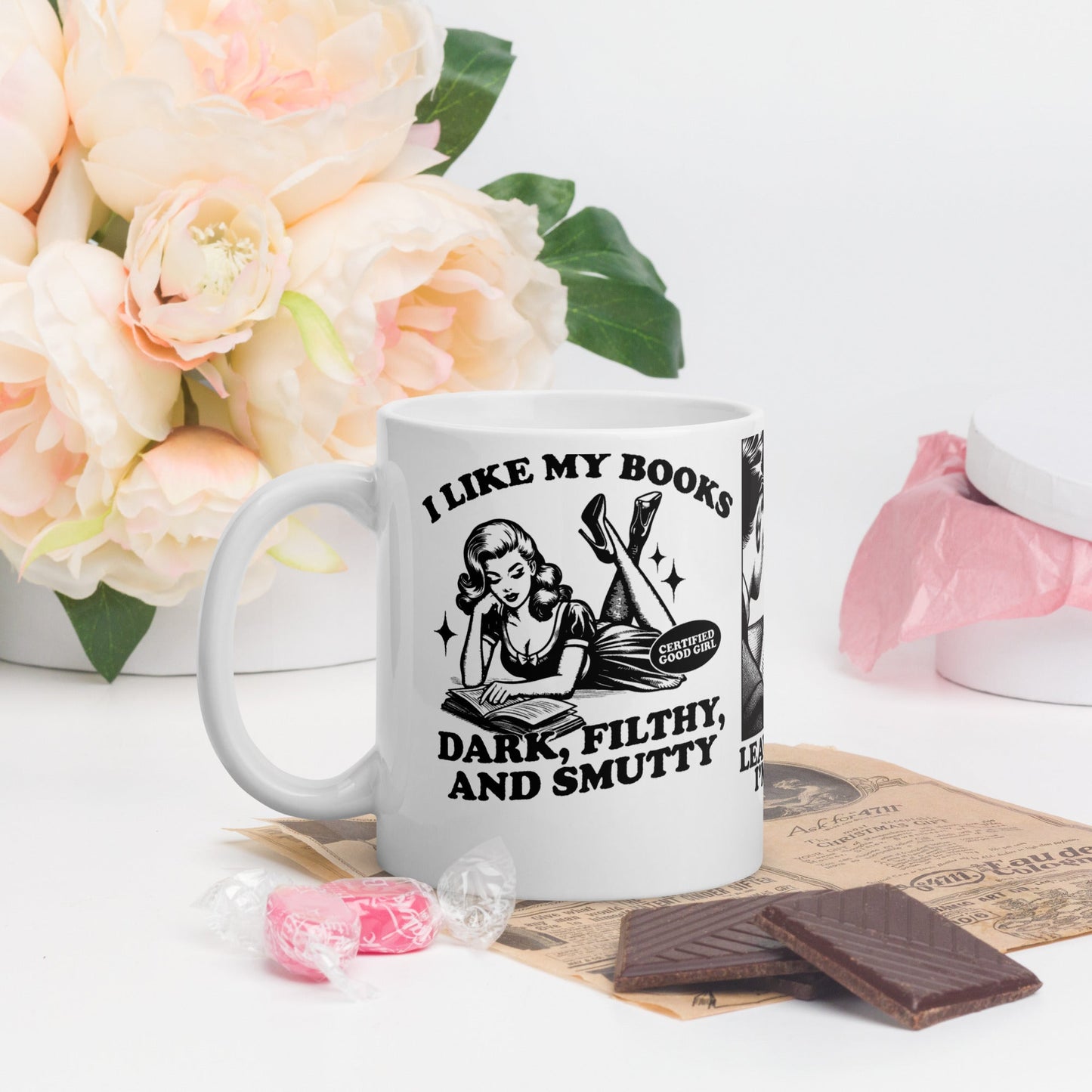 Girls Who Read Smut White Glossy Mug - Awfullynerdy.co