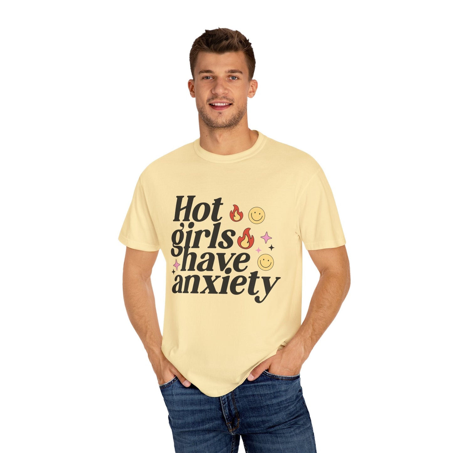 Graphic Tee - Hot Girls Have Anxiety - Awfullynerdy.co
