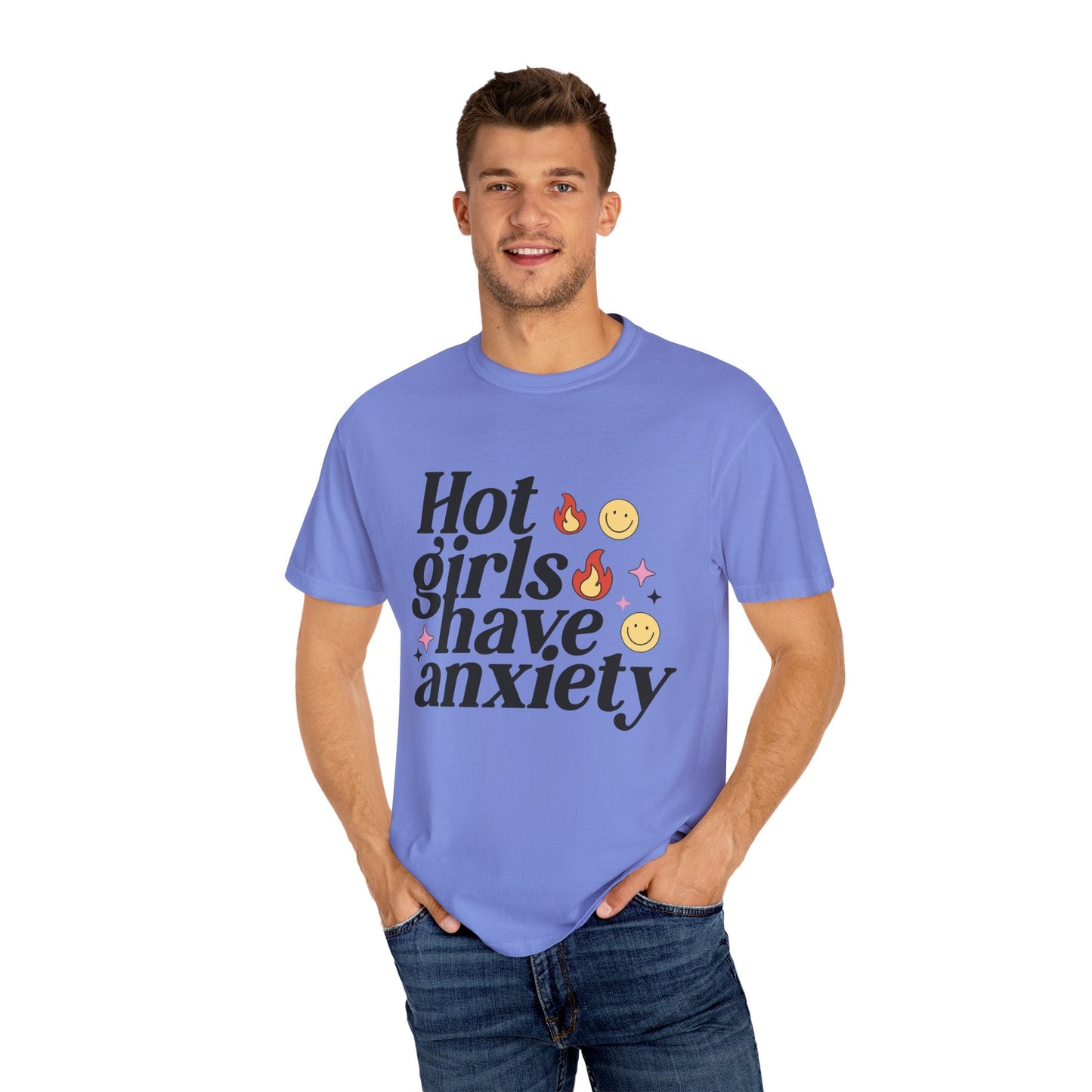 Graphic Tee - Hot Girls Have Anxiety - Awfullynerdy.co