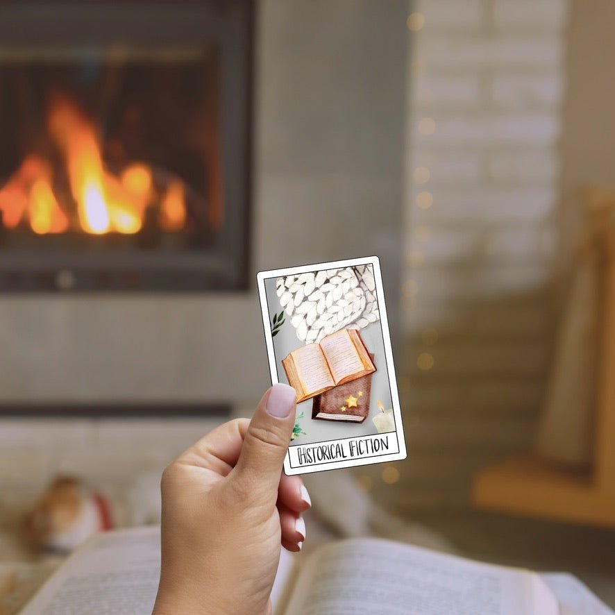 Historical Fiction Tarot Card Sticker - Awfullynerdy.co