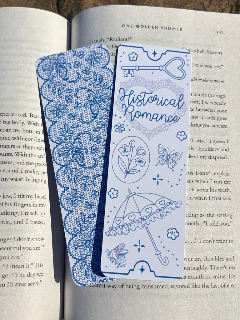 Historical Romance Dual - Sided Matte Cardstock Bookmark - Awfullynerdy.co