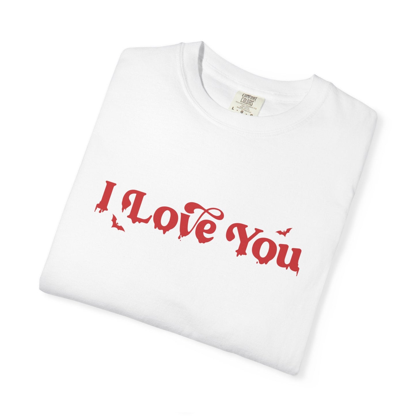 Horror Movie Lines Unisex T-shirt - I Love You Design - Awfullynerdy.co