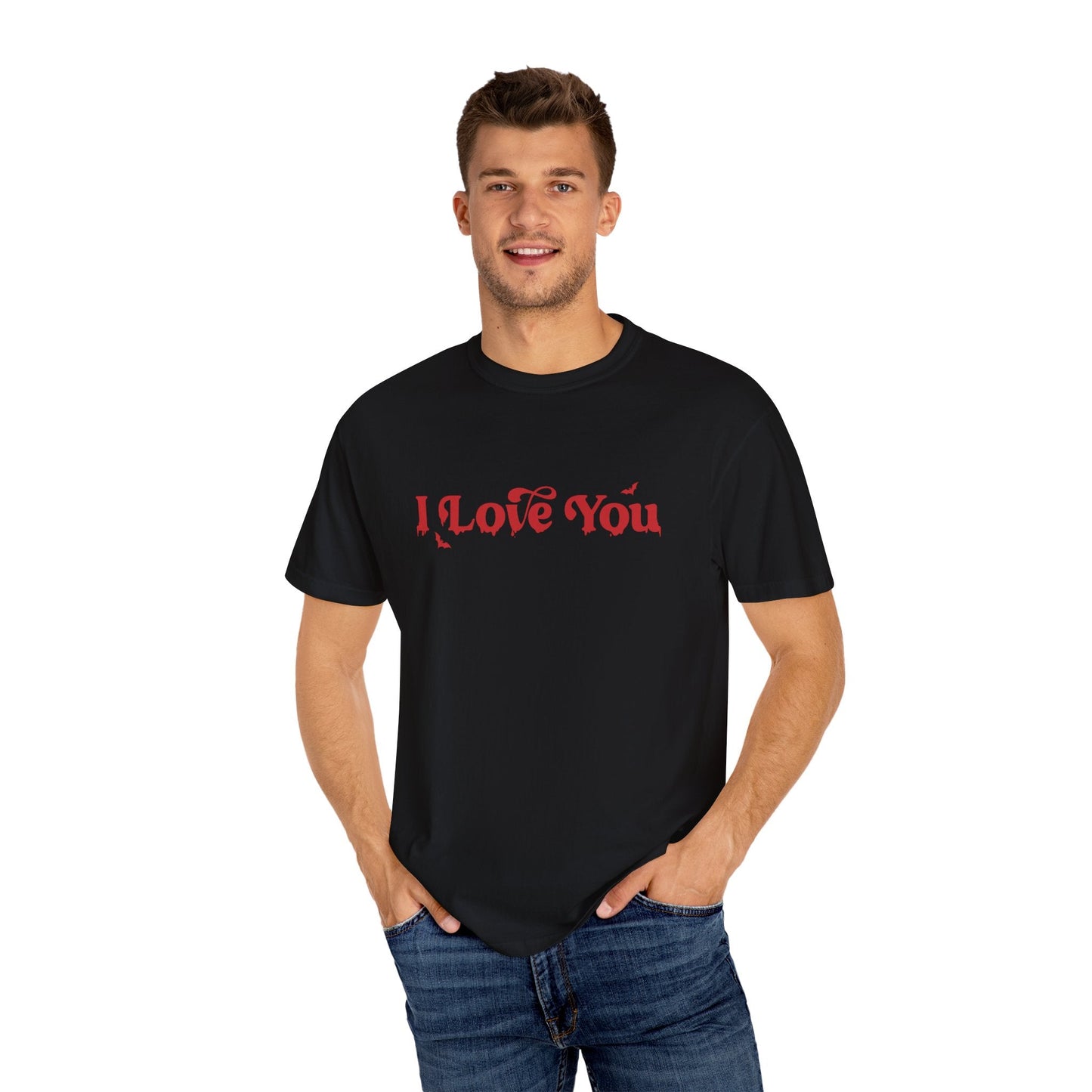 Horror Movie Lines Unisex T-shirt - I Love You Design - Awfullynerdy.co