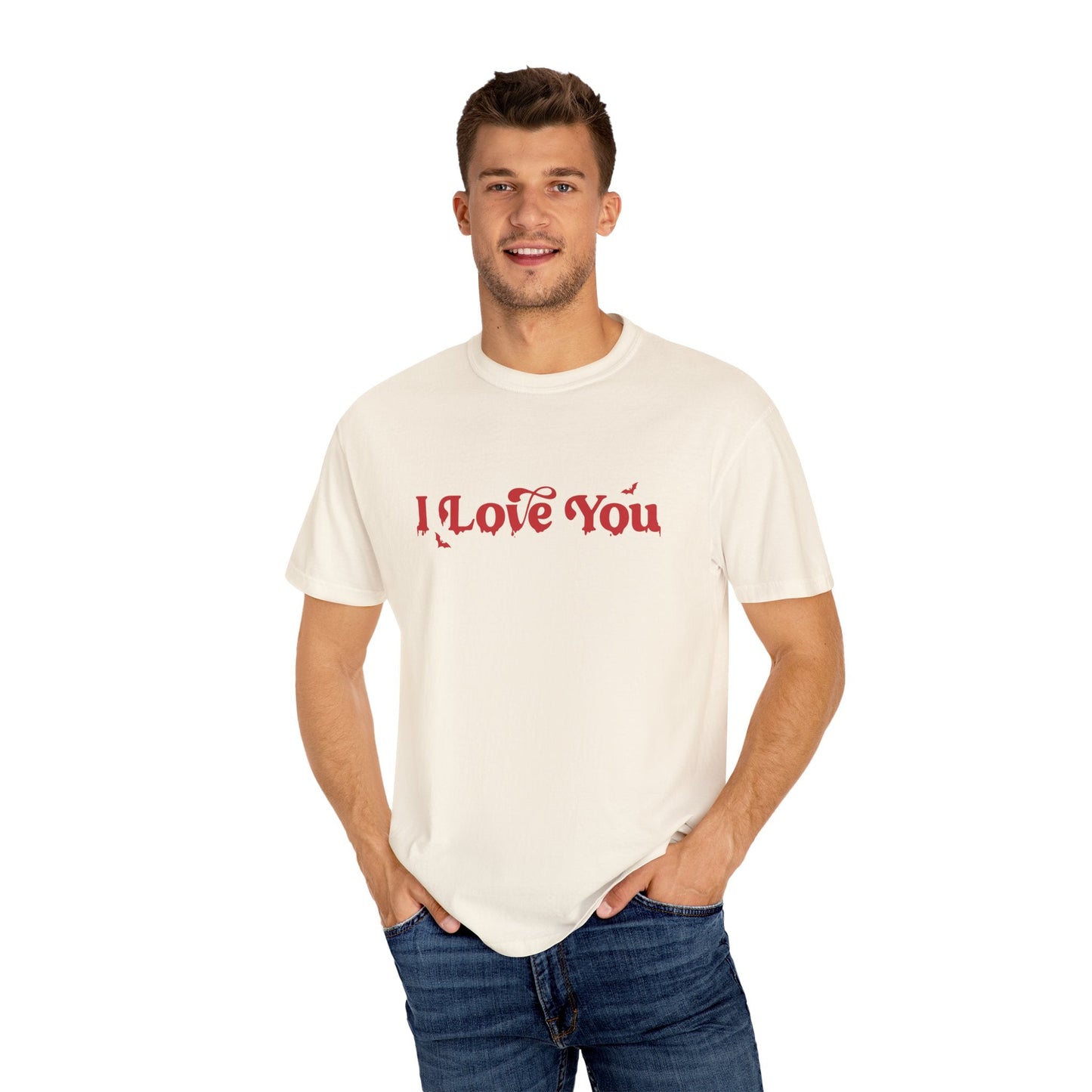 Horror Movie Lines Unisex T-shirt - I Love You Design - Awfullynerdy.co