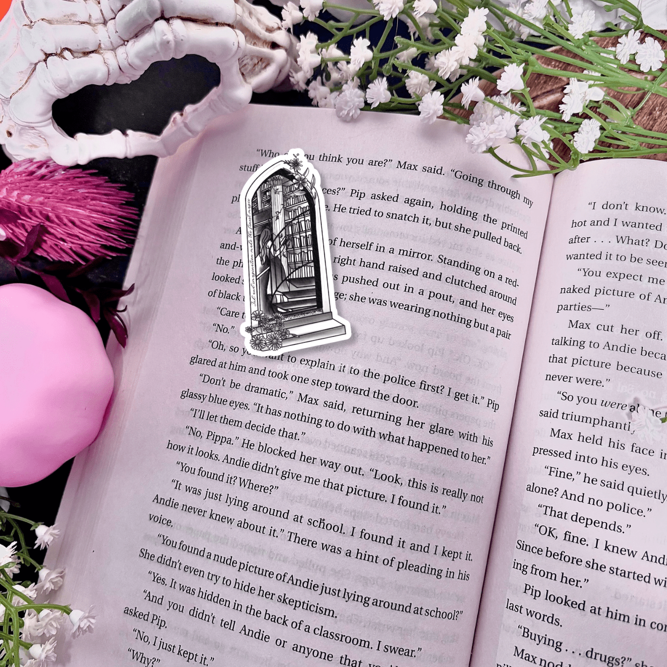 Ink and Imagination Portal to Magic Hand Drawn Sticker - Awfullynerdy.co