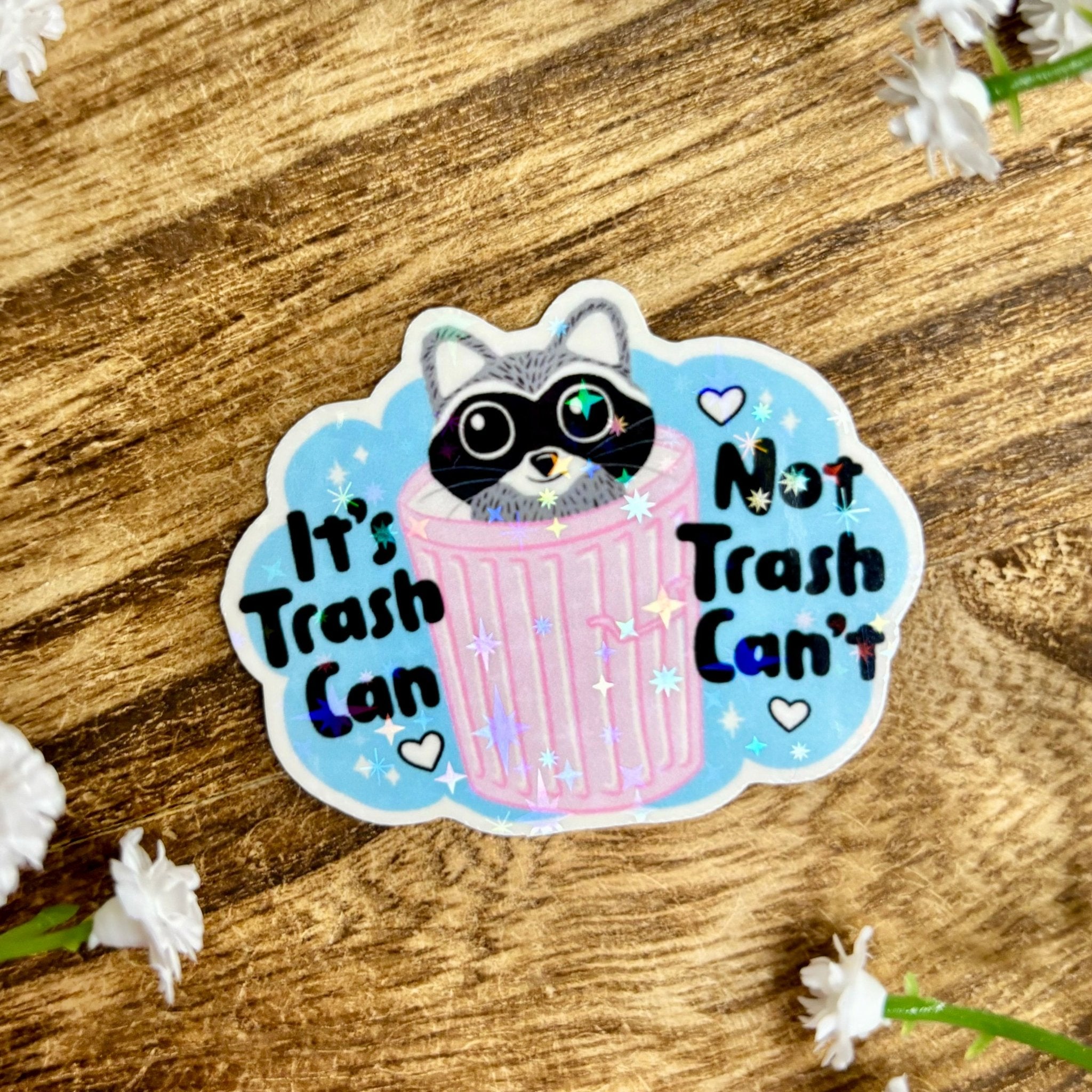 It s Trash Can Not Trash Cannot Trash Panda Sticker Awfullynerdy co 