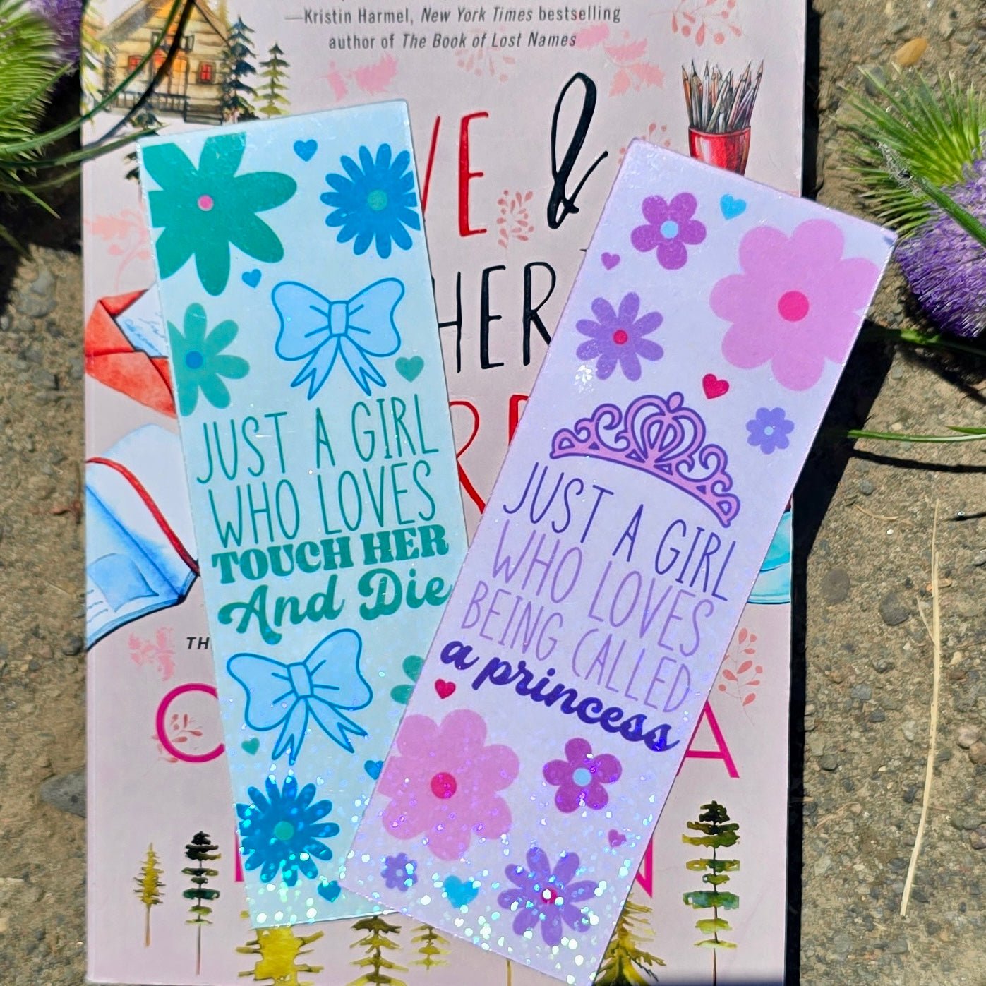 Just a Girl Smut Romance Cardstock Bookmark Bundle - Awfullynerdy.co