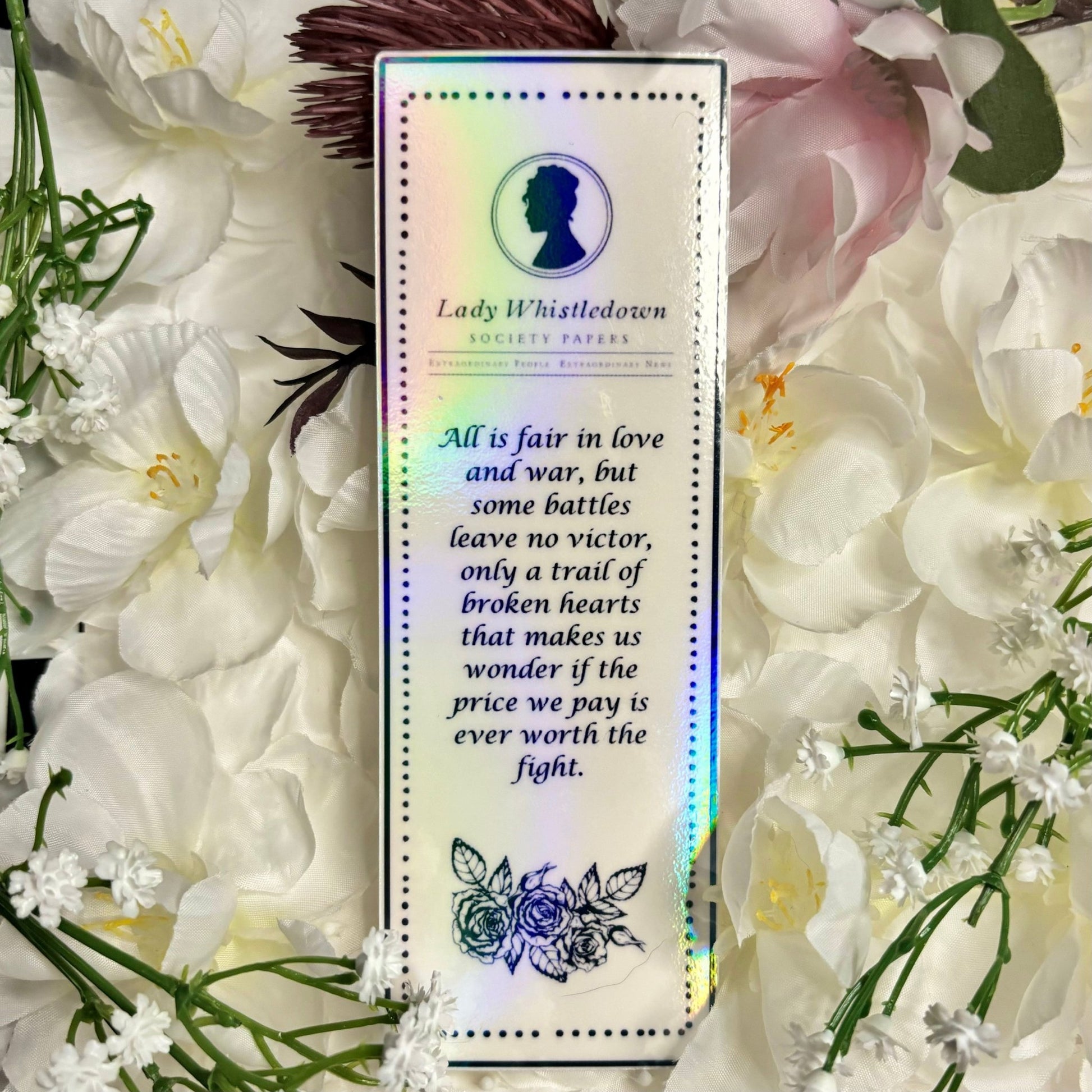 Lady Whistledown Society Papers Cardstock Bookmark Bundle - Awfullynerdy.co