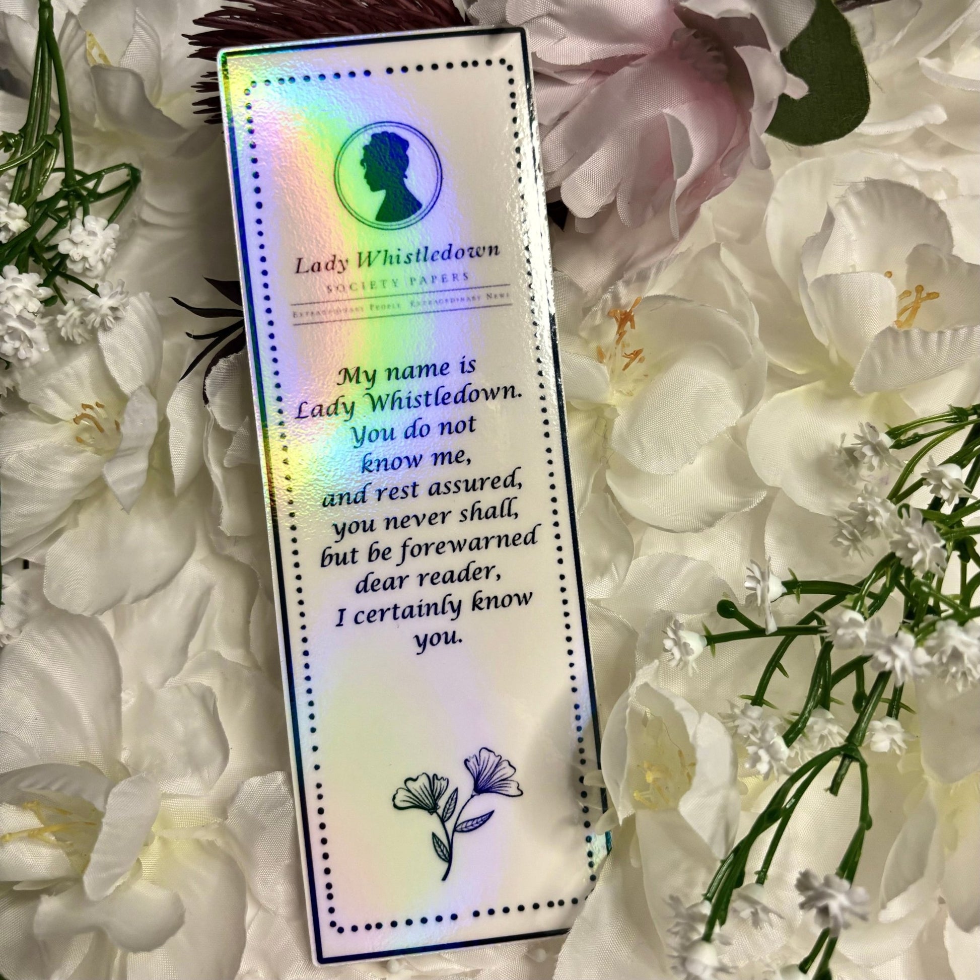 Lady Whistledown Society Papers Cardstock Bookmark Bundle - Awfullynerdy.co