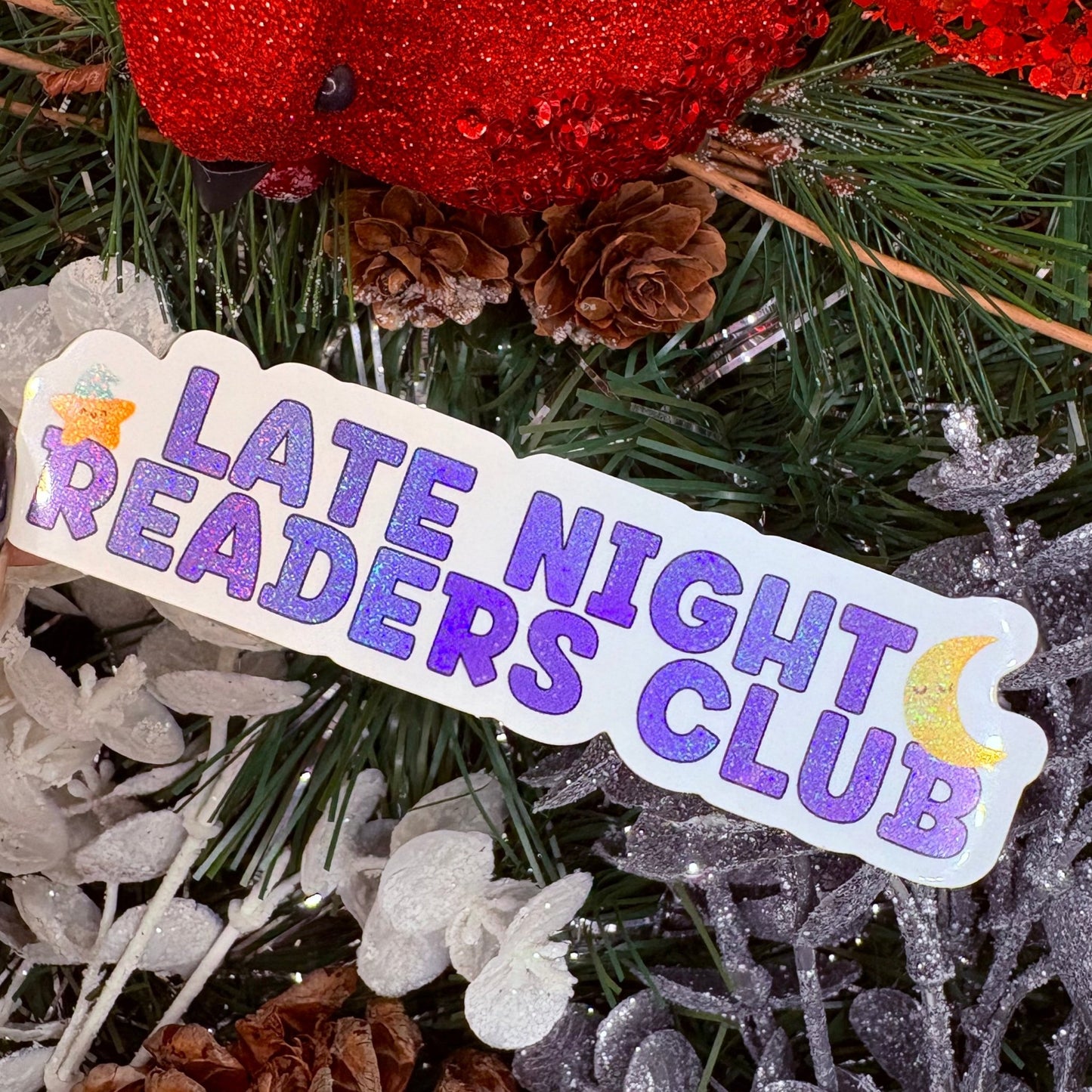 Late Night Readers Club Sticker - Awfullynerdy.co