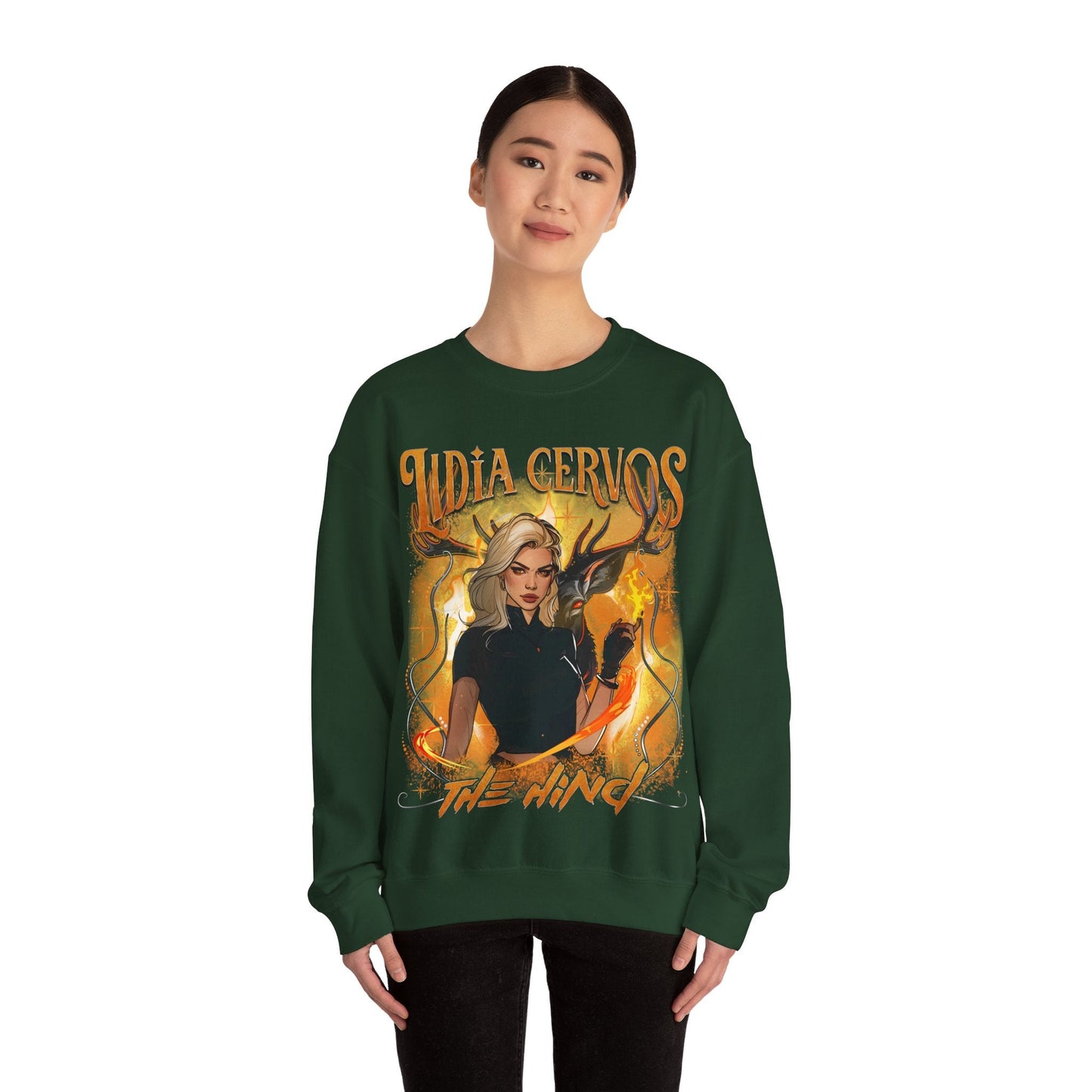 Lidia Cervos Crescent City Heavy Blend™ Crewneck Sweatshirt - Awfullynerdy.co