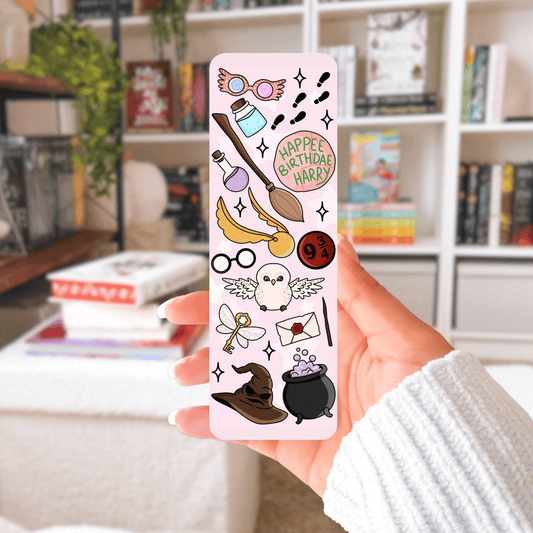 Magic School Inspired Dual - Sided Cardstock Bookmark - Awfullynerdy.co