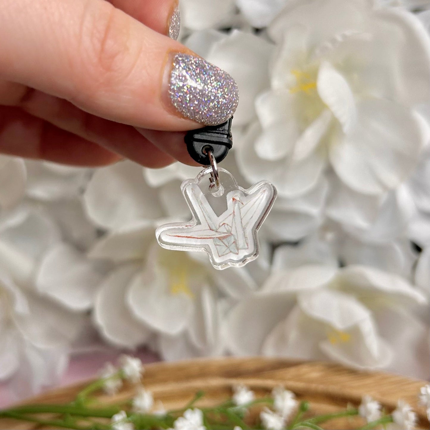 Manacled Paper Crane USB-C Dust Plug - Awfullynerdy.co
