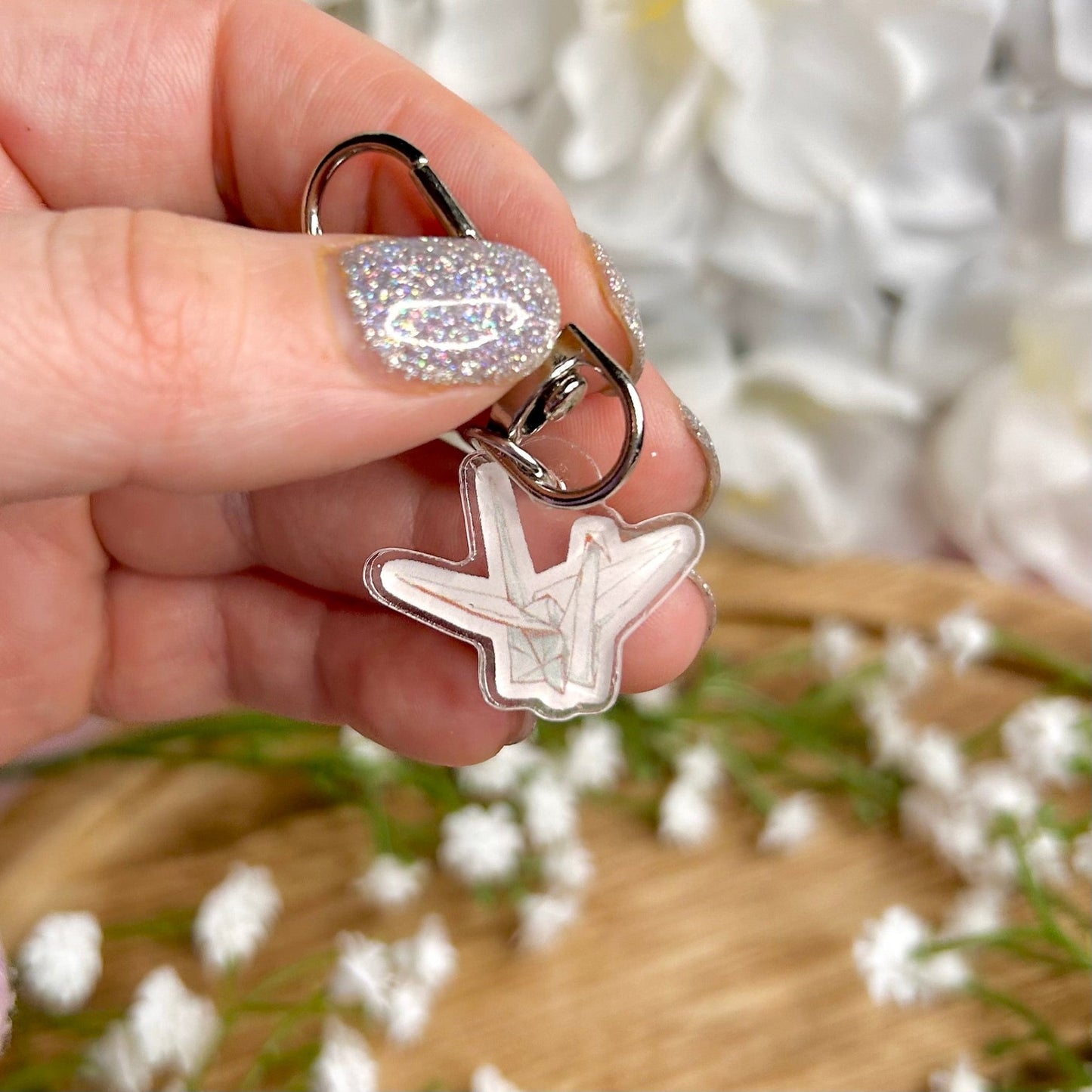 Manacled Paper Crane USB-C Dust Plug - Awfullynerdy.co