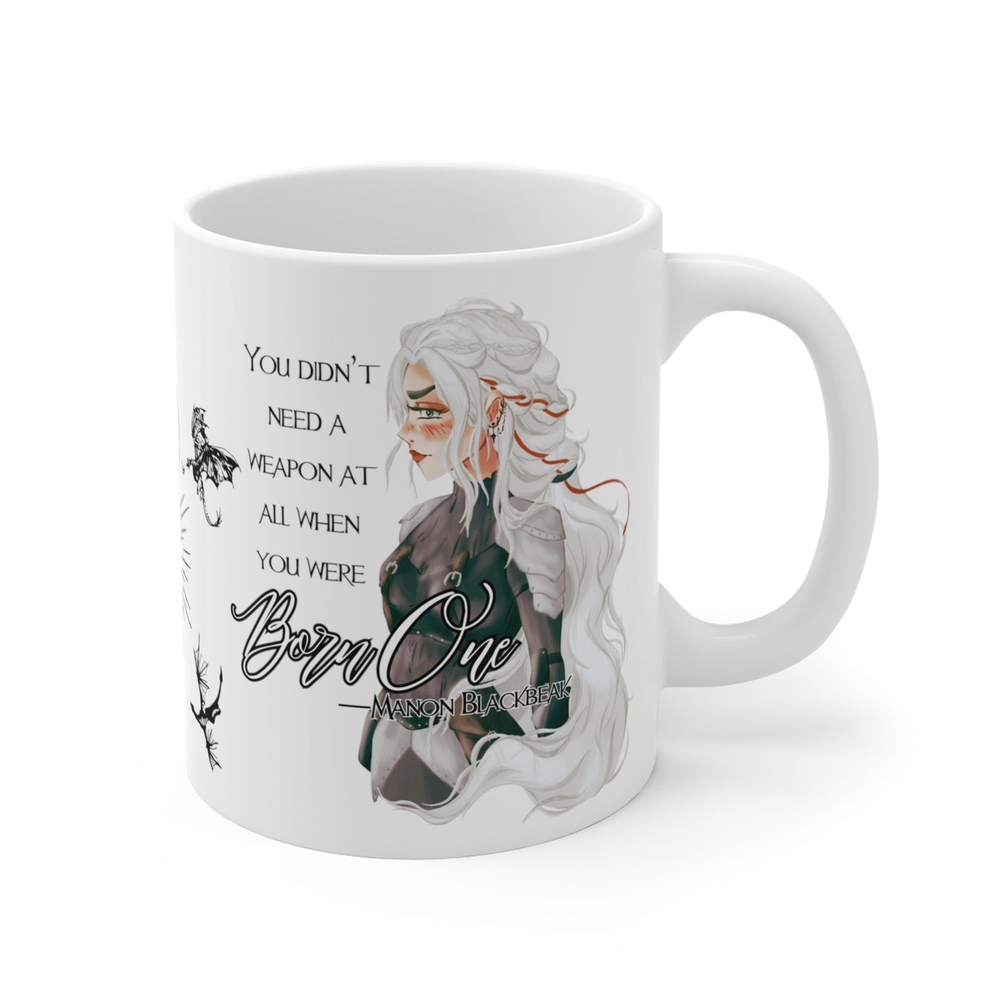 Manon Blackbeak The Thirteen Throne of Glass Mug 11oz - Awfullynerdy.co