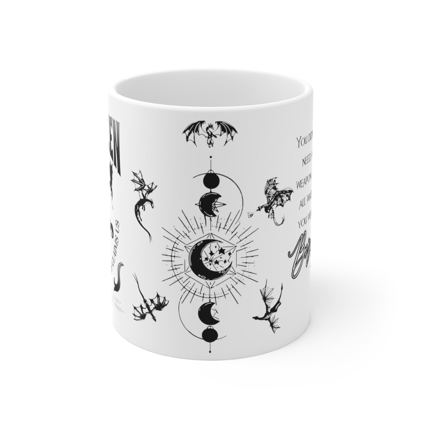 Manon Blackbeak The Thirteen Throne of Glass Mug 11oz - Awfullynerdy.co