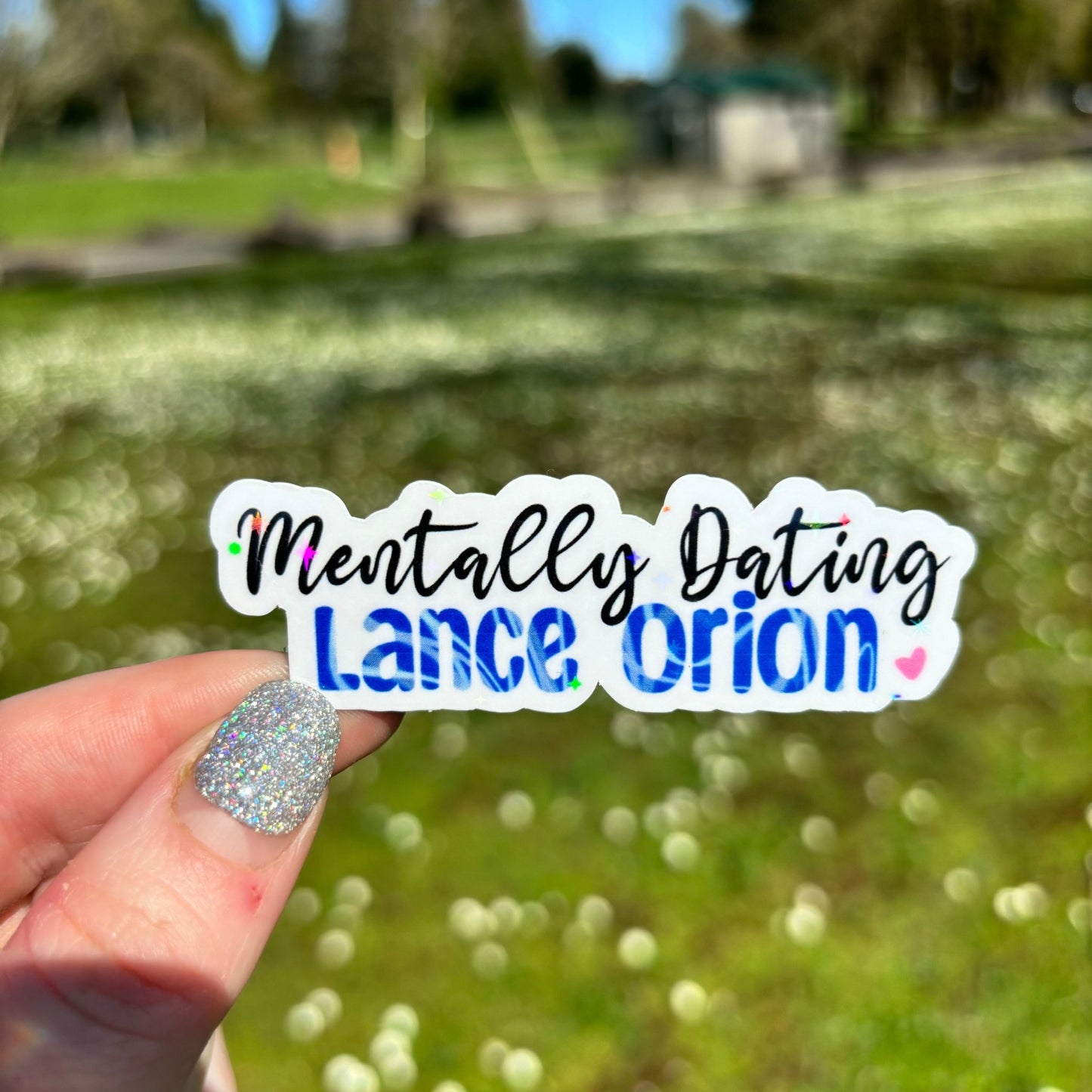 Mentally Dating Lance Orion ZA Sticker - Awfullynerdy.co