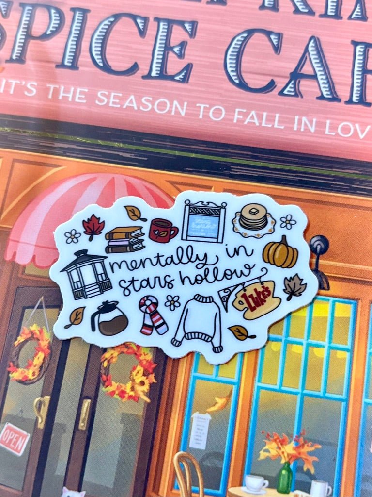Mentally in Stars Hollow Sticker - Awfullynerdy.co