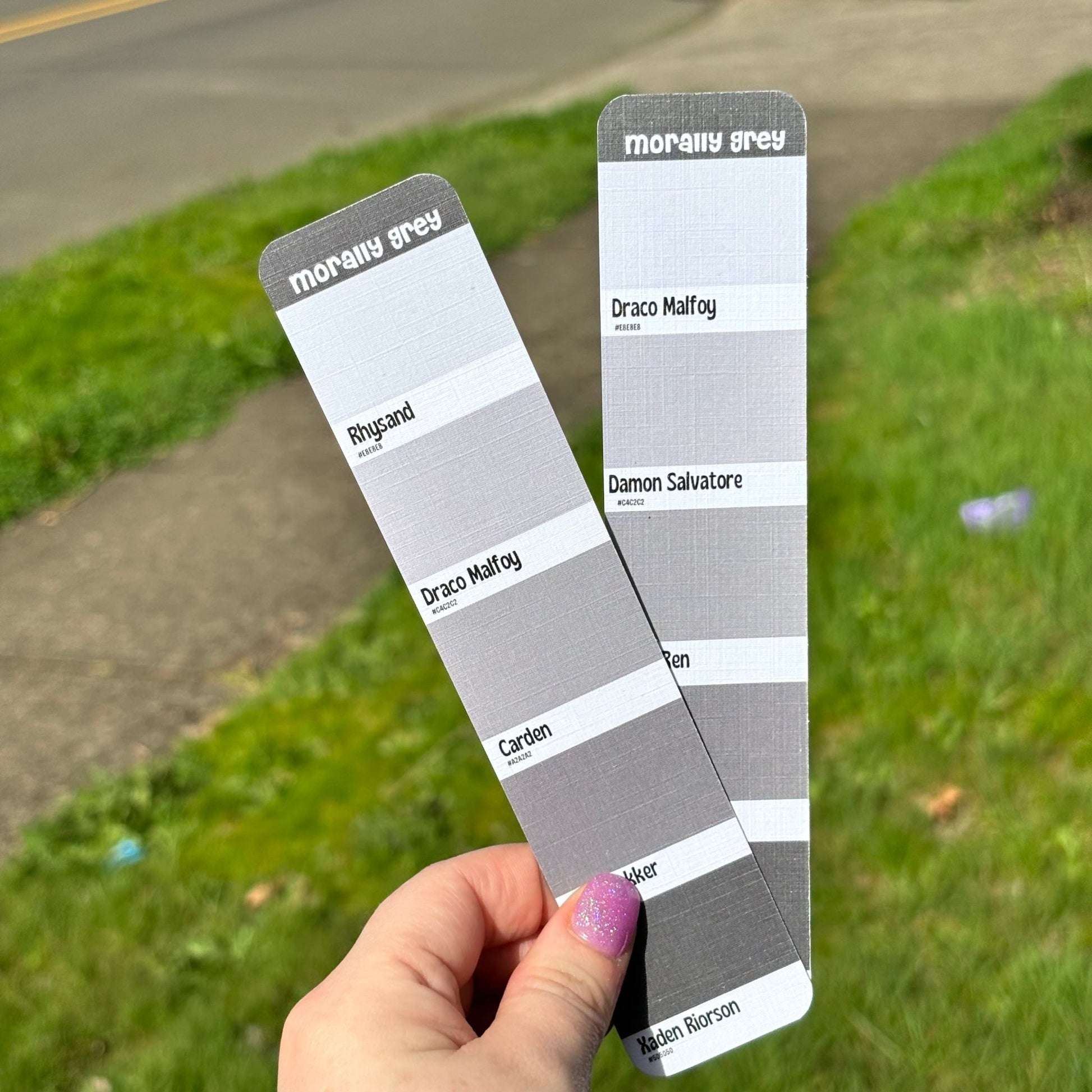 Morally Grey Book Boyfriends Bookmark - Awfullynerdy.co