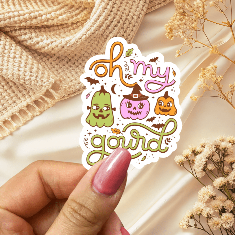 Oh My Gourd Sticker - Awfullynerdy.co