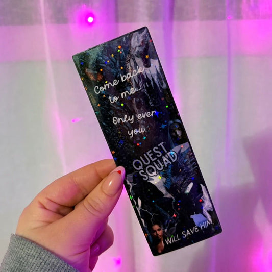 Onyx Storm Inspired Collage Sparkle Star Bookmark - Awfullynerdy.co