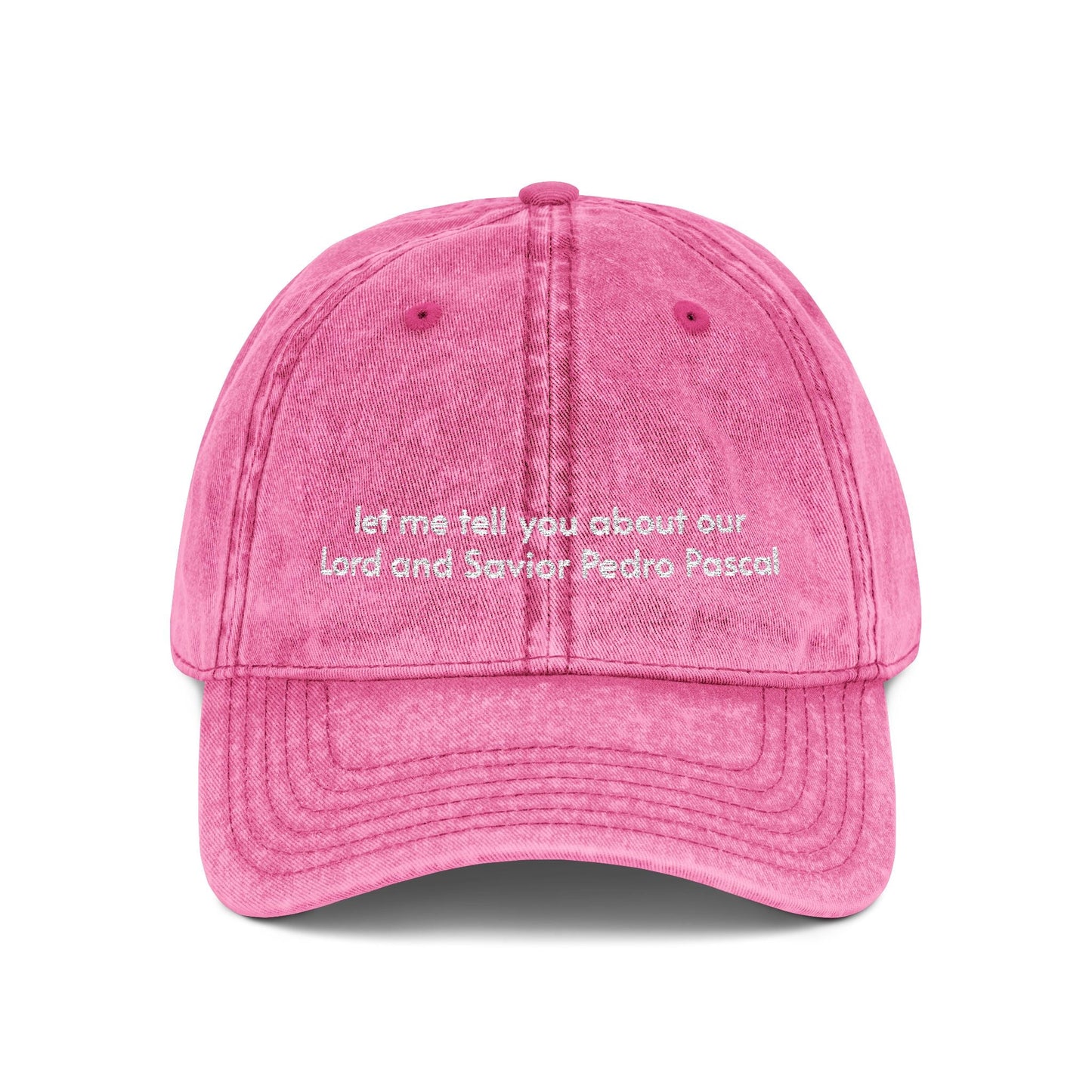 Pedro Pascal Embroidered Hat – Trendy Dad Cap for Celebrity & Pop Culture Fans - Awfullynerdy.co