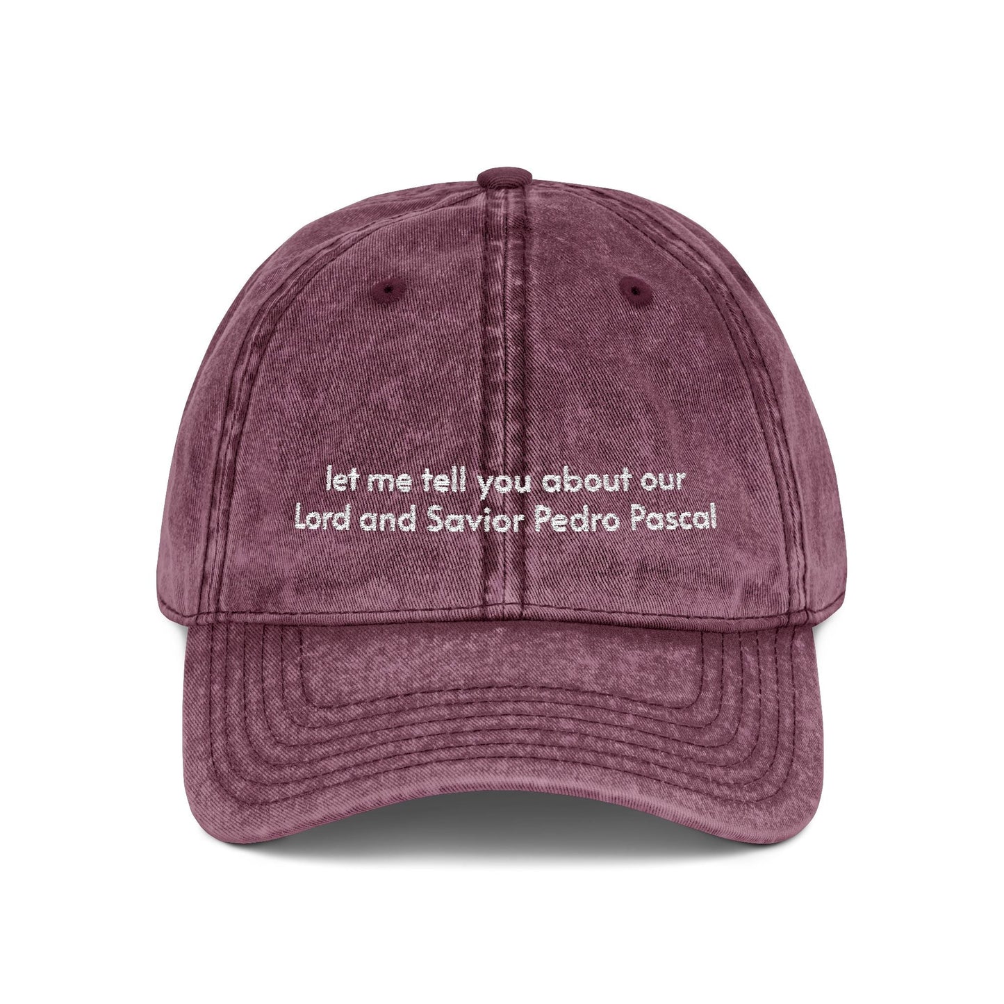 Pedro Pascal Embroidered Hat – Trendy Dad Cap for Celebrity & Pop Culture Fans - Awfullynerdy.co