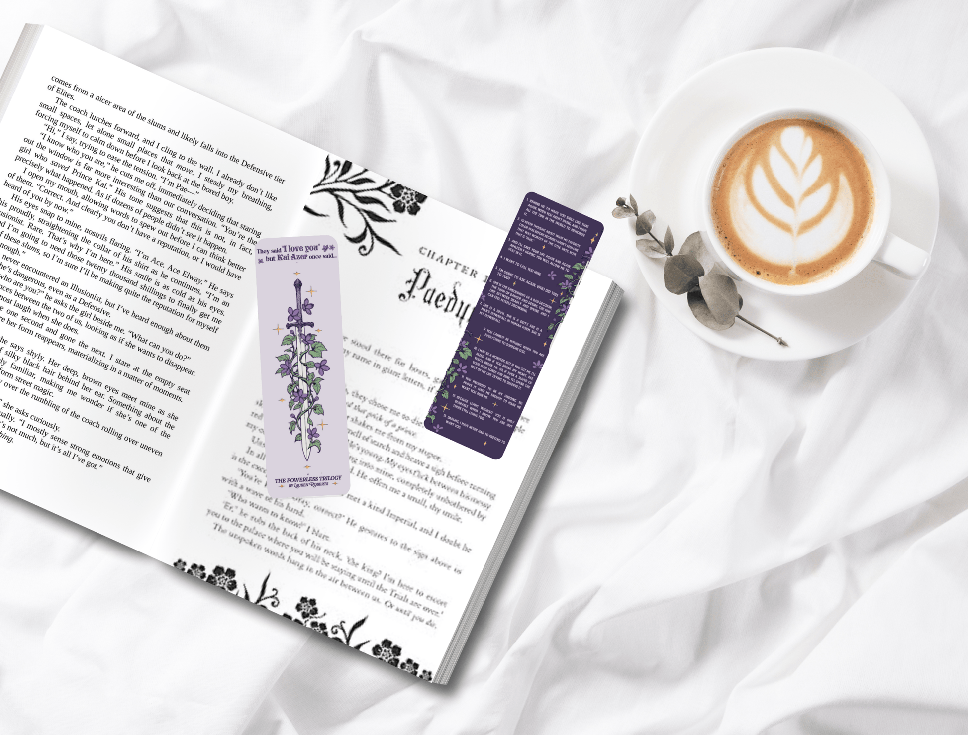 Powerless Kai Quotes inspired Dual - Sided Cardstock Bookmark - Awfullynerdy.co
