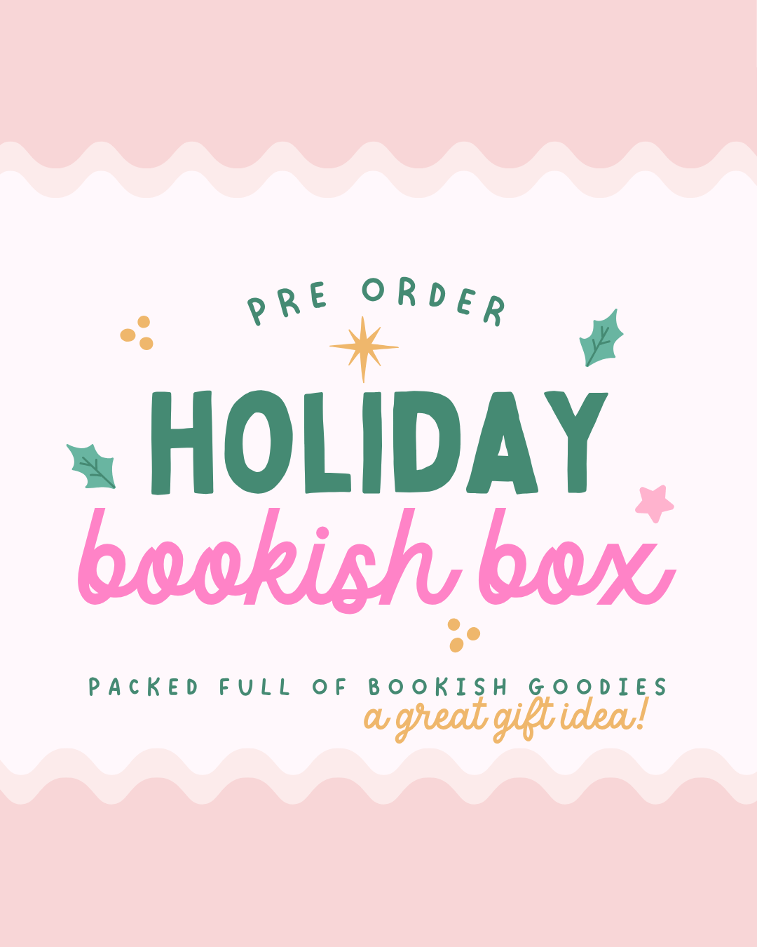 PRE - ORDER 🎄 Holiday Bookish Box | Christmas Mystery Gift for Book Lovers 🎁 - Awfullynerdy.co