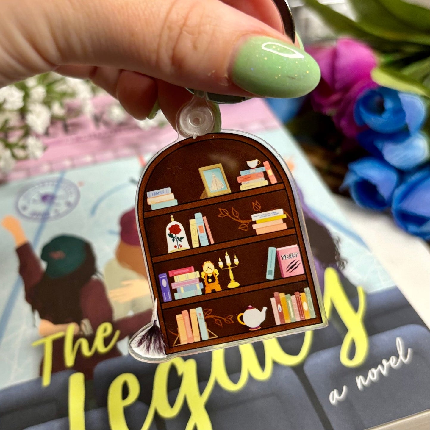 Princess Bookshelf Keychain - Awfullynerdy.co