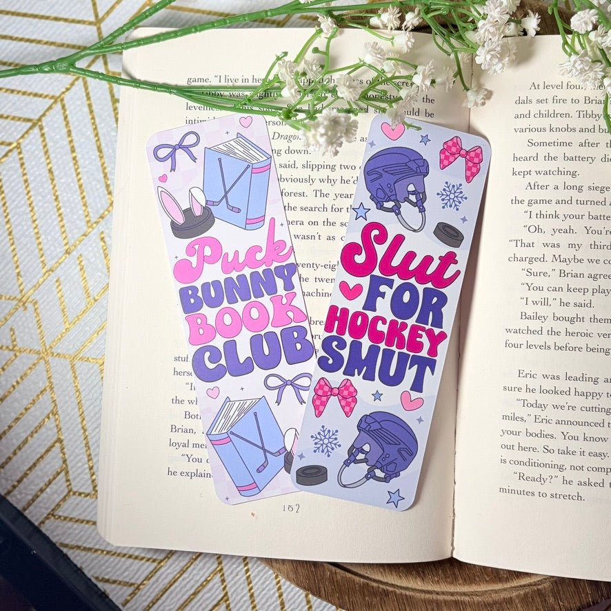 Puck Bunny Inspired Dual - Sided Matte Cardstock Bookmark - Awfullynerdy.co