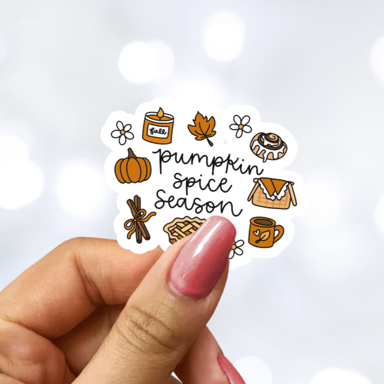 Pumpkin Spice Season Sticker - Awfullynerdy.co