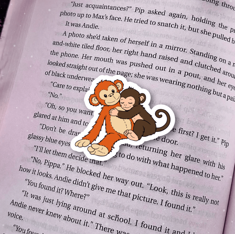 Punch Monkey Laminated Sticker - Awfullynerdy.co