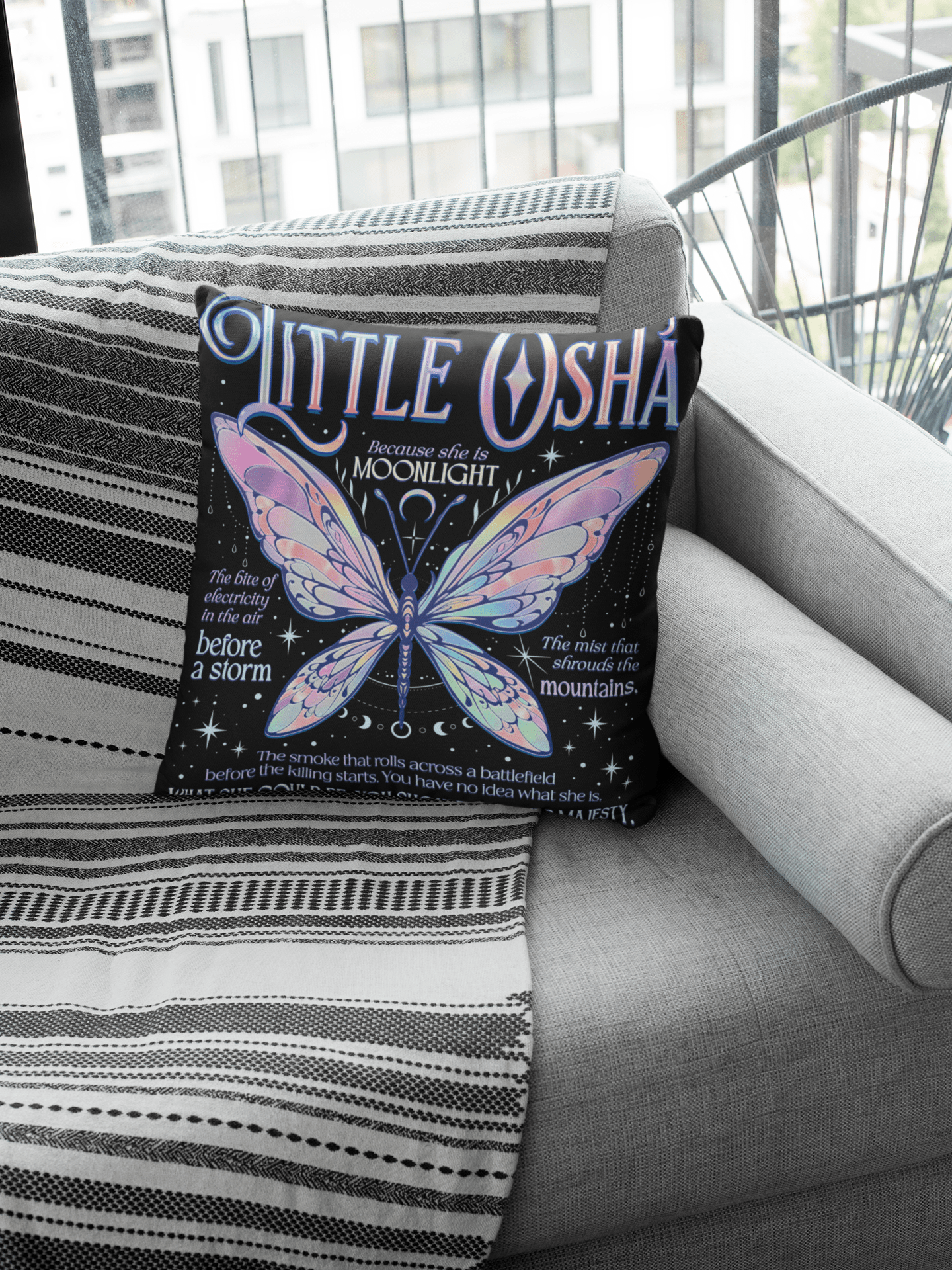 Quicksilver Inspired Pillow – Dark Fae Romance Throw Pillow, Romantasy Bookish Decor, Moody Aesthetic Cushion, Enemies to Lovers Home Accent - Awfullynerdy.co