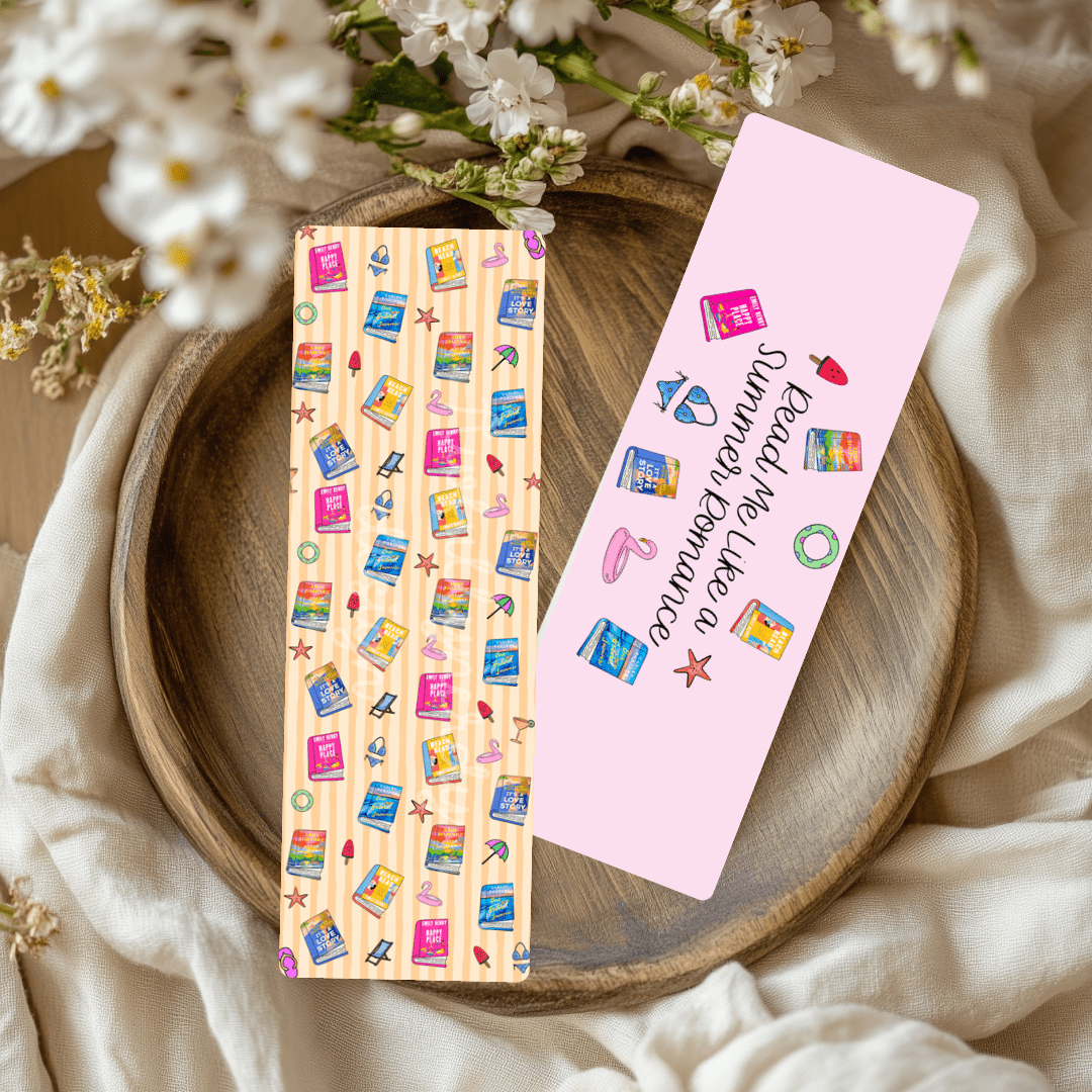 Read Me Like a Summer Romance Dual - Sided Bookmark - Awfullynerdy.co