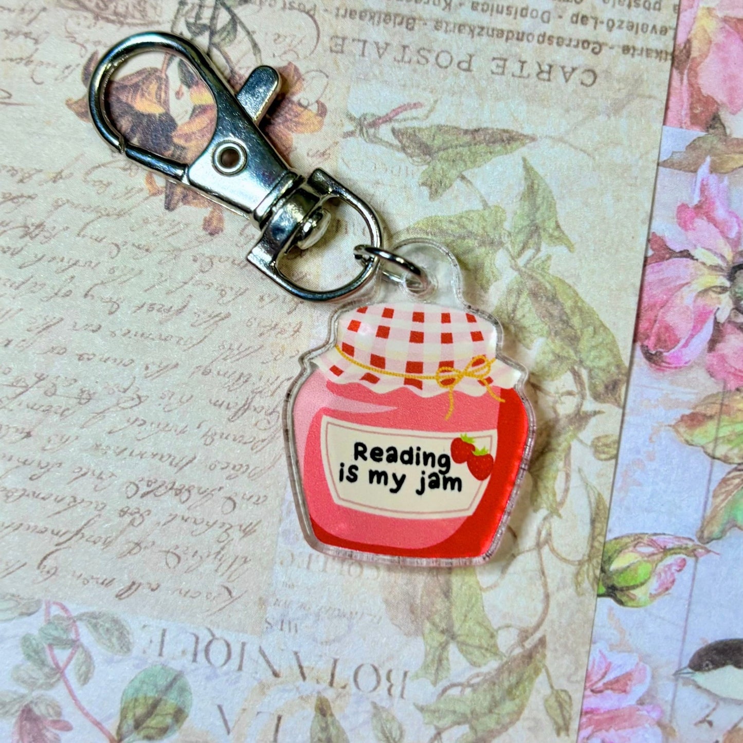 Reading is my Jam USB - C Dust Plug Kindle Charm - Awfullynerdy.co