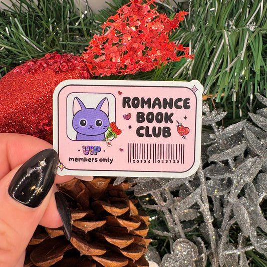 Romance Book Club Crushed Glitter Sticker - Awfullynerdy.co