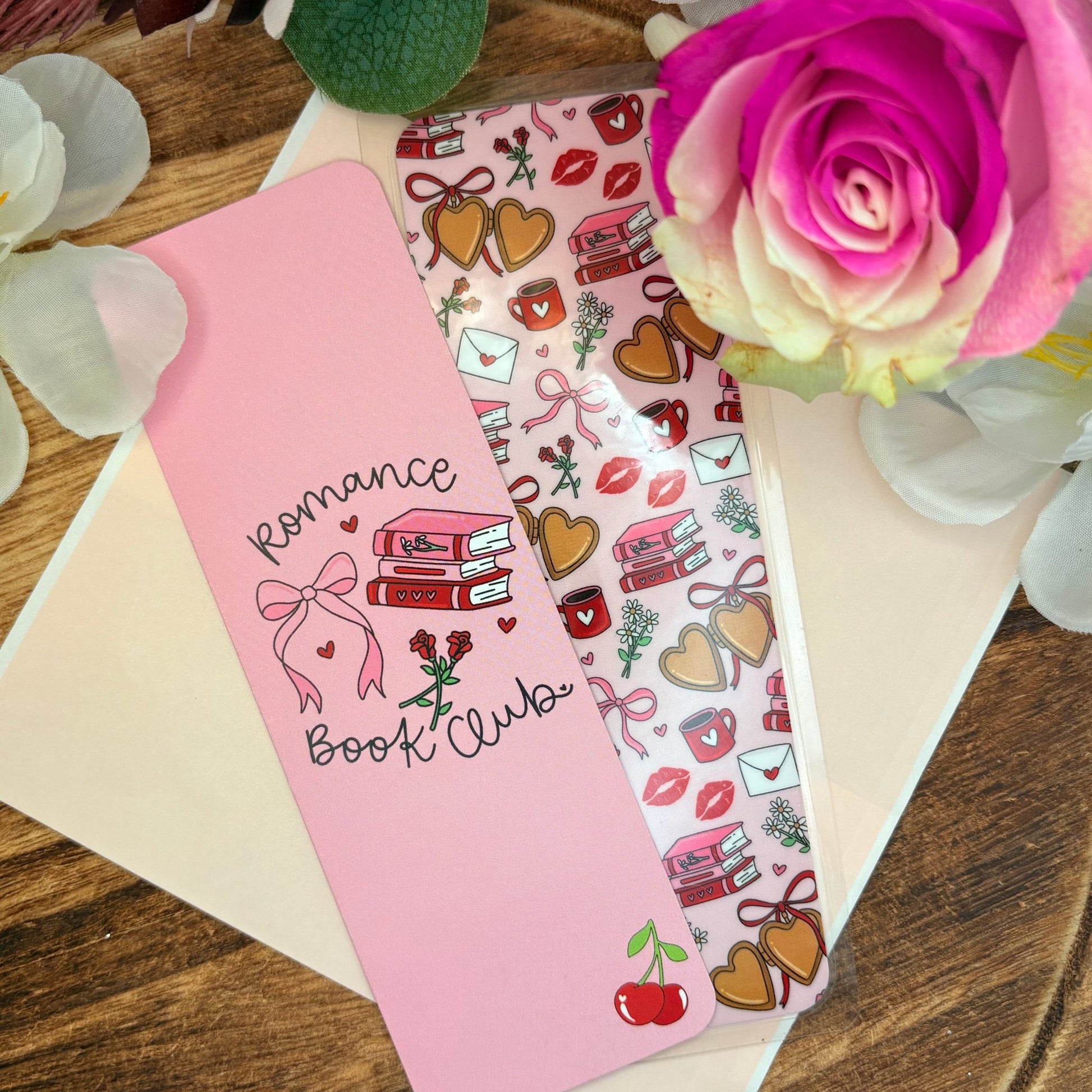Romance Book Club Dual - Sided Cardstock Bookmark - Awfullynerdy.co