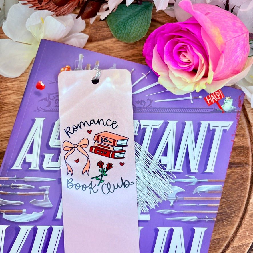 Romance Book Club Metal Bookmark - Awfullynerdy.co