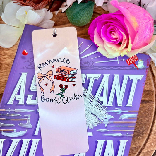 Romance Book Club Metal Bookmark - Awfullynerdy.co