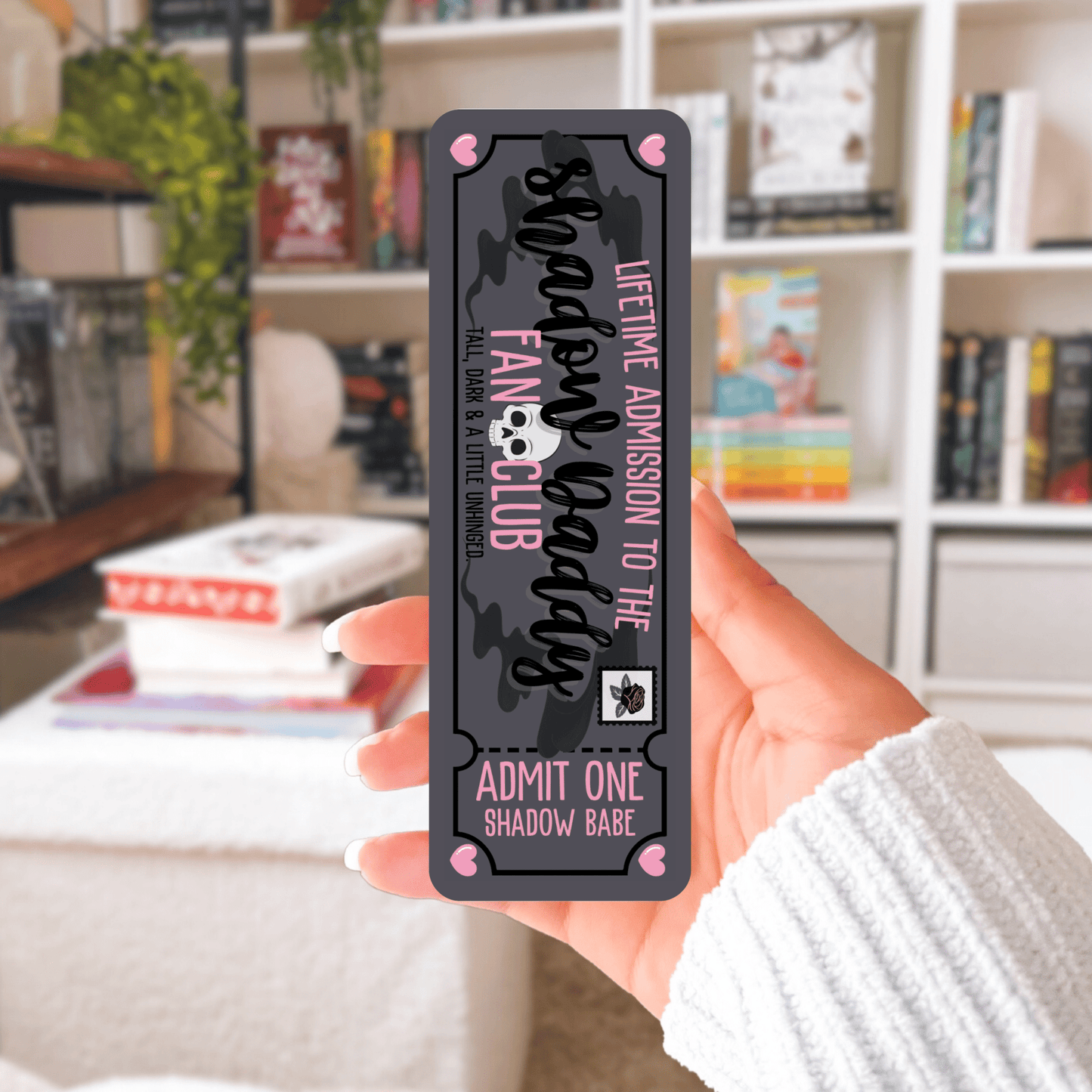 Shadow Daddy Fan Club Dual - Sided Cardstock Bookmark - Awfullynerdy.co