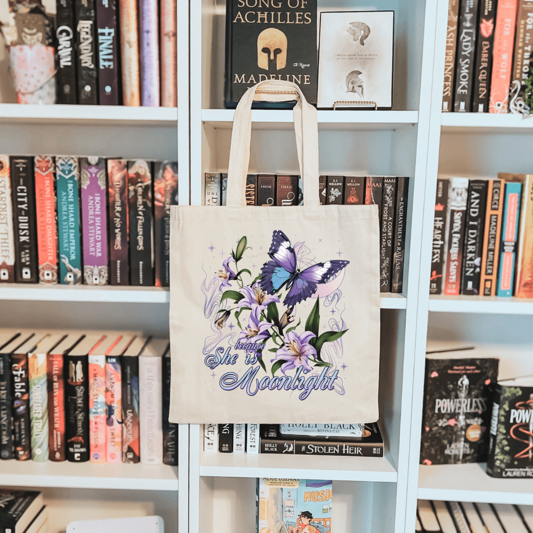 She is Moonlight Sublimated Canvas Tote Bag - Awfullynerdy.co
