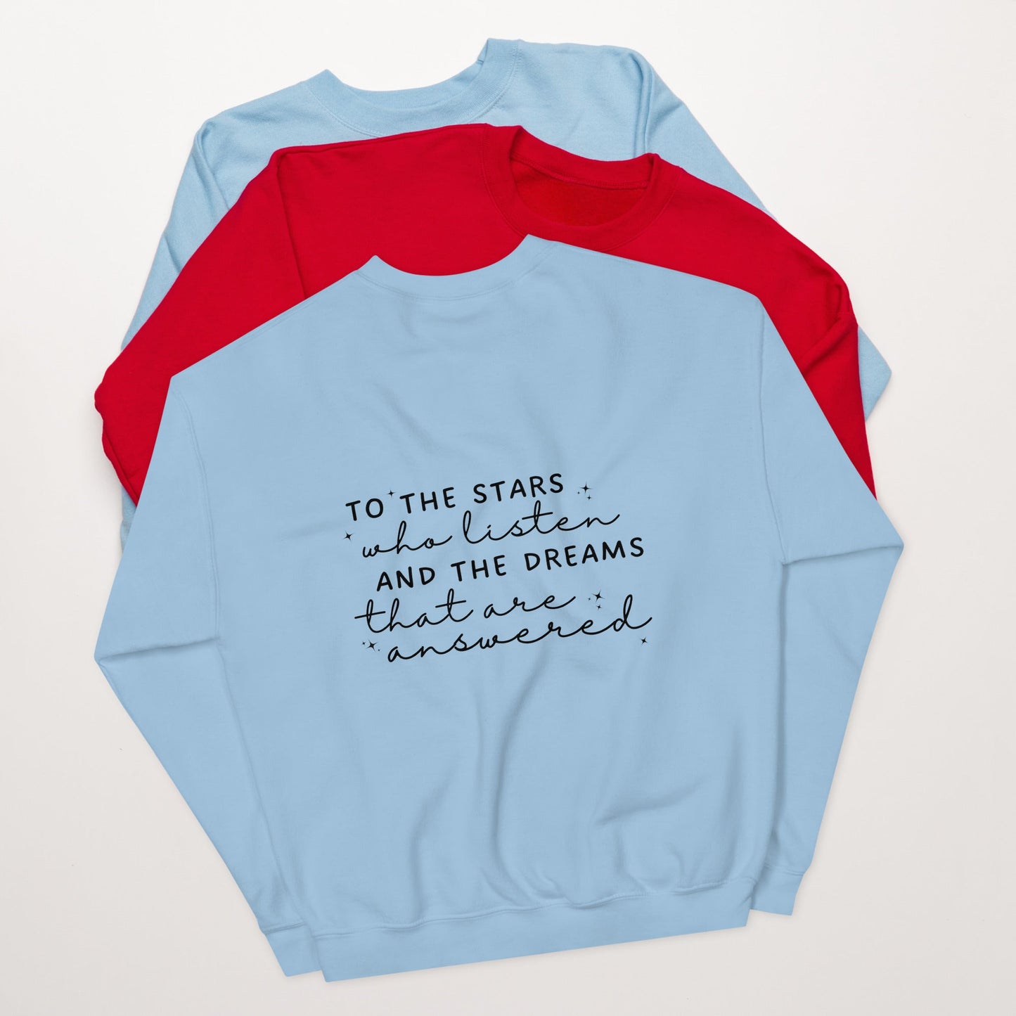 Silly Ghosts Reading ACOTAR Series Unisex Sweatshirt - Awfullynerdy.co