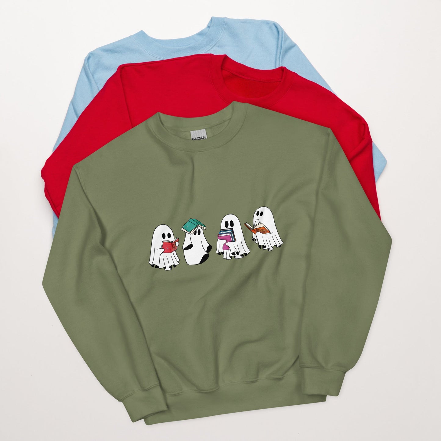 Silly Ghosts Reading ACOTAR Series Unisex Sweatshirt - Awfullynerdy.co