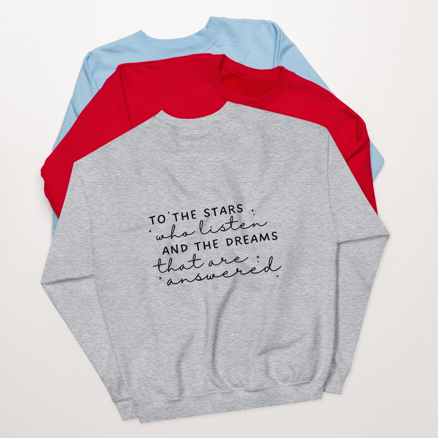 Silly Ghosts Reading ACOTAR Series Unisex Sweatshirt - Awfullynerdy.co