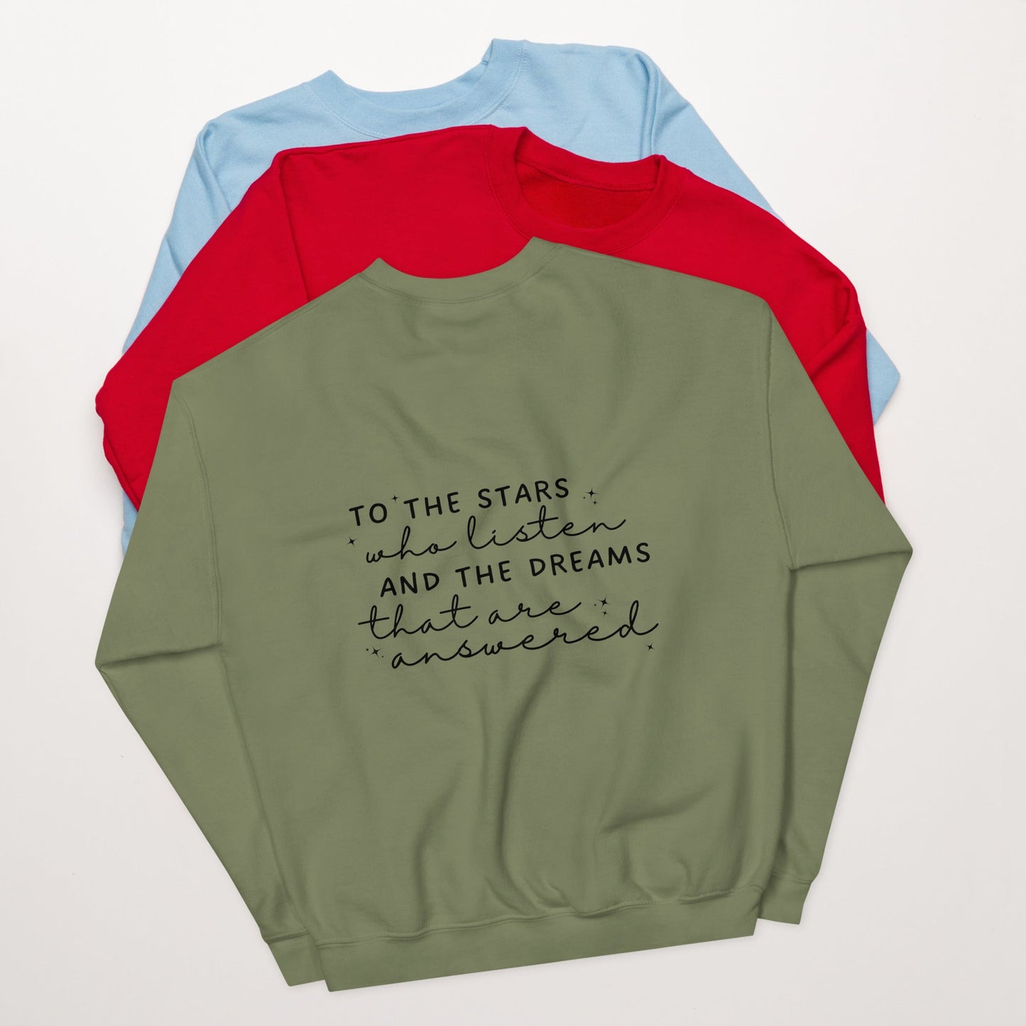 Silly Ghosts Reading ACOTAR Series Unisex Sweatshirt - Awfullynerdy.co