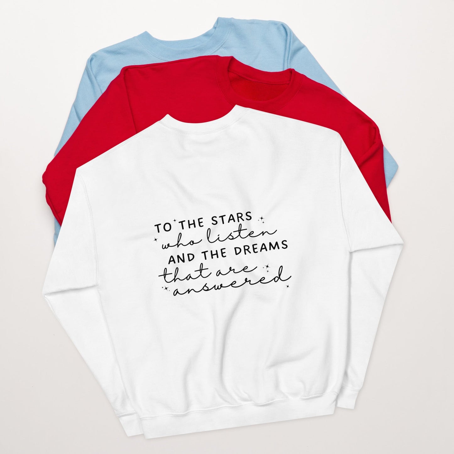 Silly Ghosts Reading ACOTAR Series Unisex Sweatshirt - Awfullynerdy.co