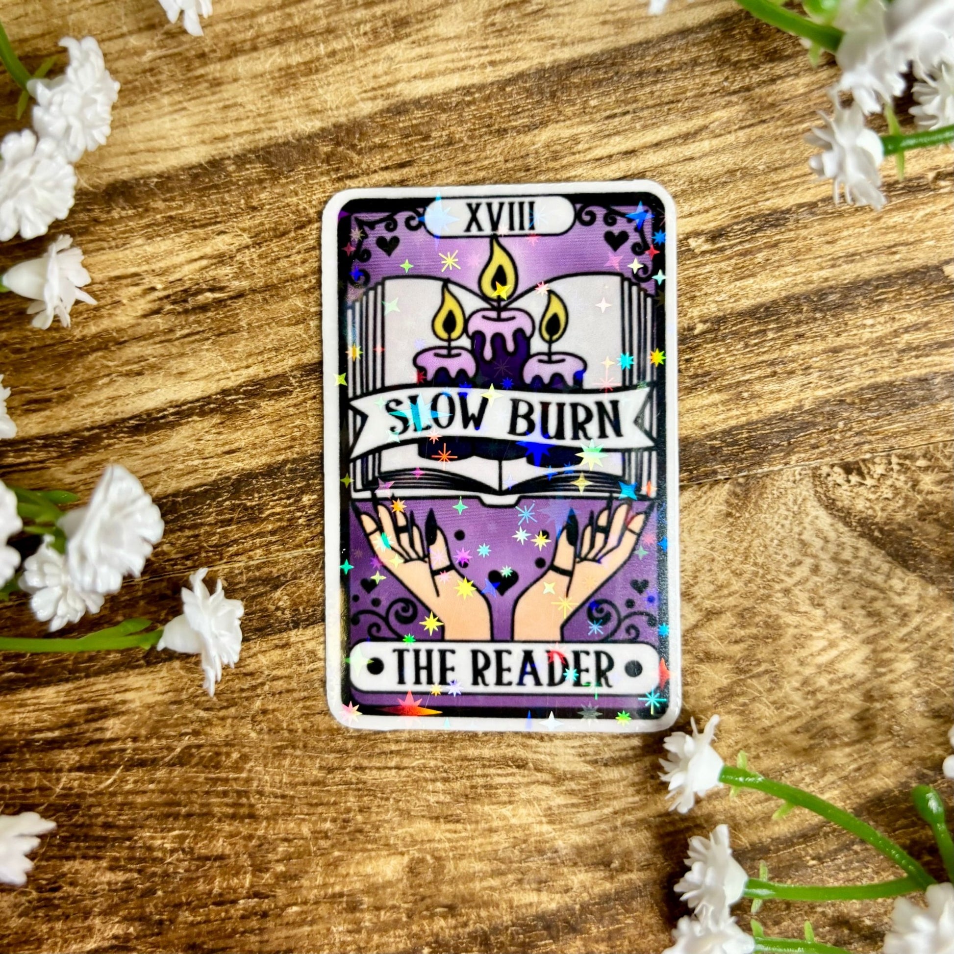 Slow Burn Tarot Card Sticker - Awfullynerdy.co